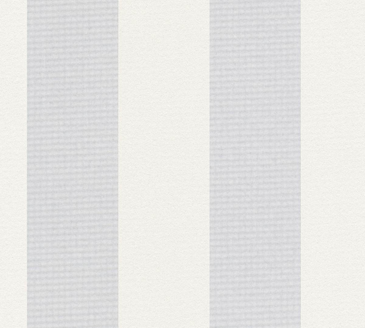 Vliestapete Meistervlies Create 247513 - Streifentapete Muster - Überstreichbar, Weiß